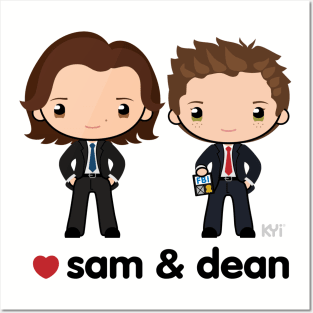 Love Sam & Dean - Supernatural Posters and Art